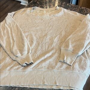 Aerie Beige chilled out Crewneck XL